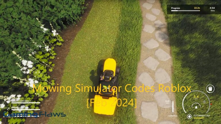 Mowing Simulator Codes Roblox [March 2024]