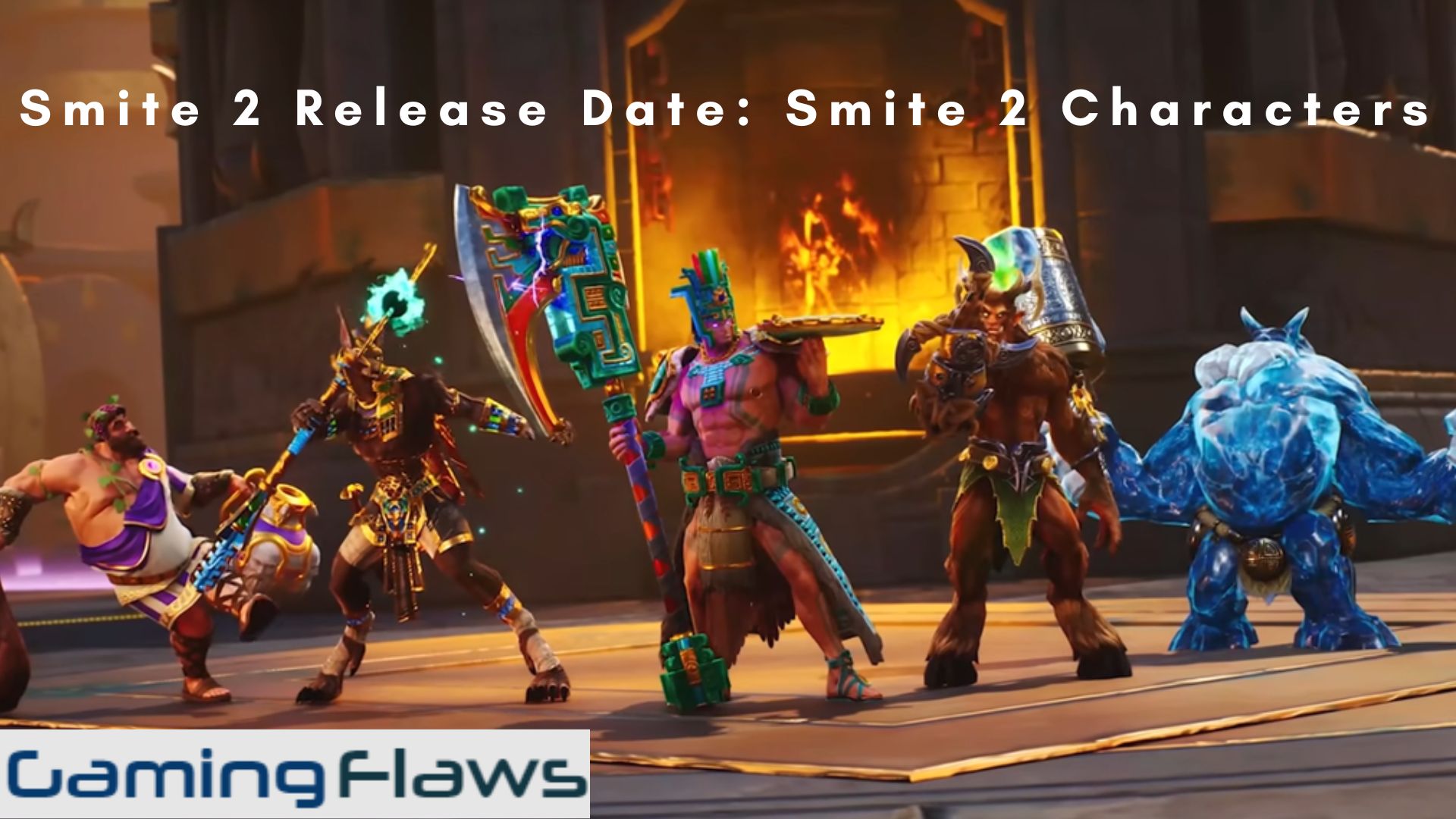 Smite 2 Release Date: Smite 2 Characters