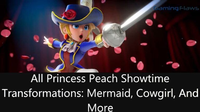 All Princess Peach Showtime Transformations: Mermaid, Cowgirl, And More