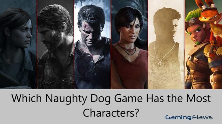 Which Naughty Dog Game Has the Most Characters