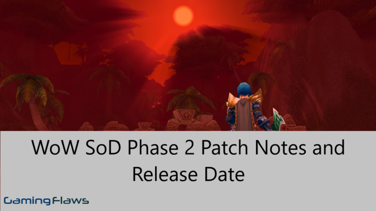 WoW SoD Phase 2 Patch Notes and Release Date