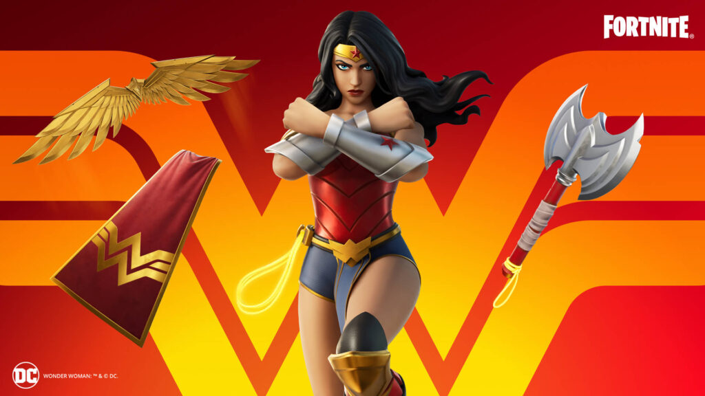 Wonder Woman in Fortnite