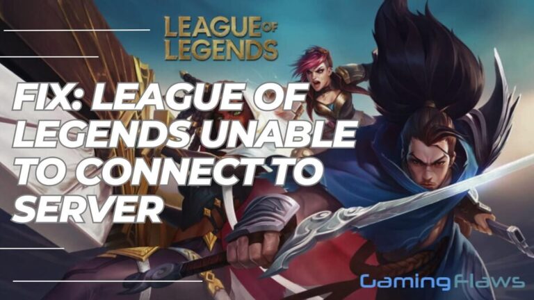 League of Legends Unable To Connect To Server