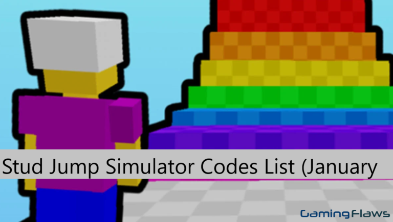 Stud Jump Simulator Codes List (January 2024)